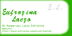 eufrozina laczo business card